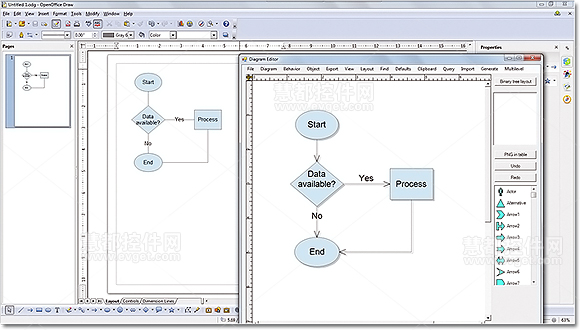 FlowChart.NET֧OpenOffice Drawļ