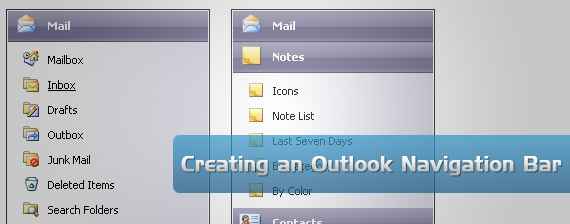 outlook-drop-down-multi-level-menu-navigation