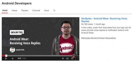 Android Developers YouTube Channel
