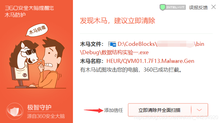 CodeBlocksгʱ360ɱľؾ