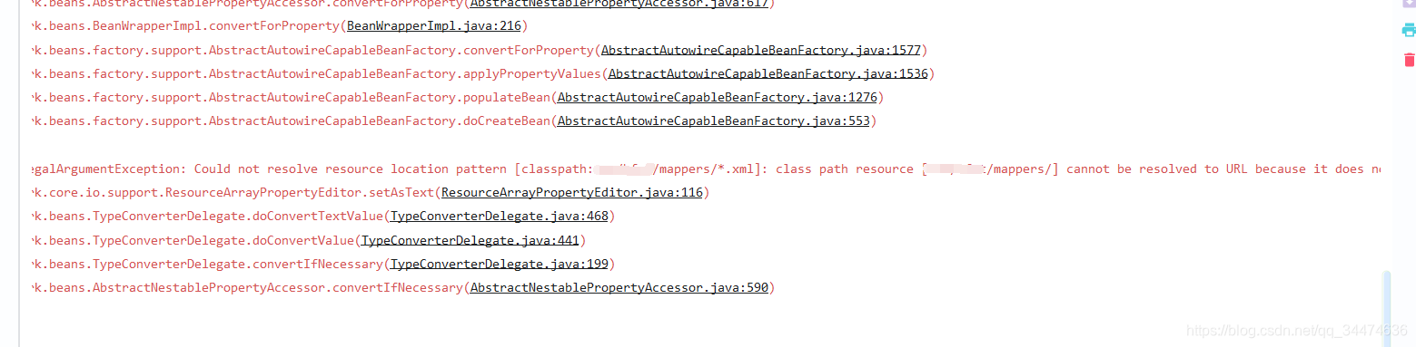  location pattern [classpath:com/*/mappers/*.xml]:not exist ԼxxxMapper.xml method not foundĽ취