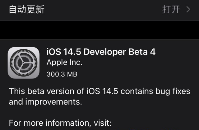 iOS14.5beta4ȫԸ