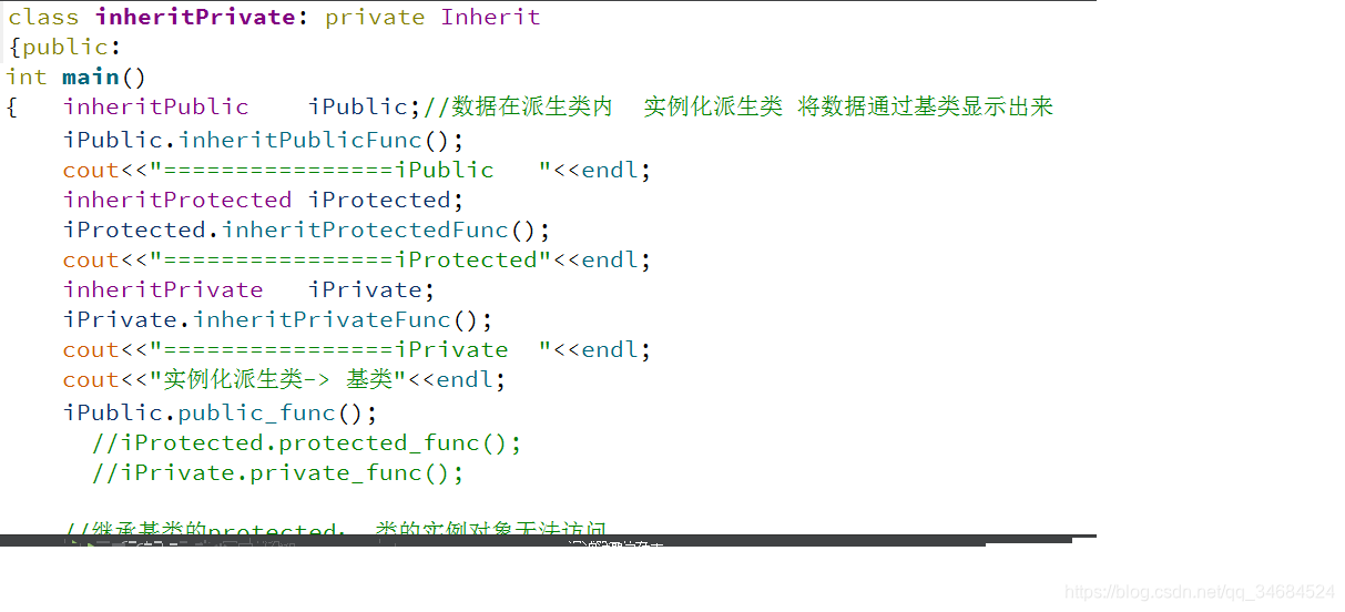 c++CLASS public protected private ̳