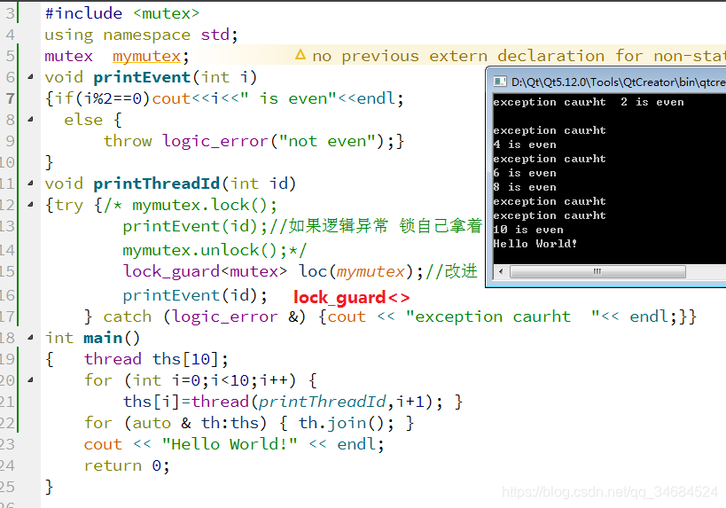 Thread ̺߳ ̴߳ Σʼ001try_lock () lock_guard