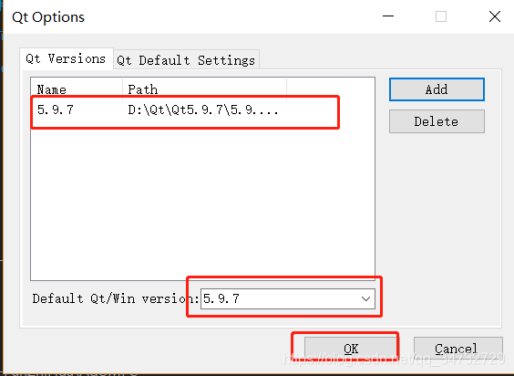 VS2017  Qt5.9.7 