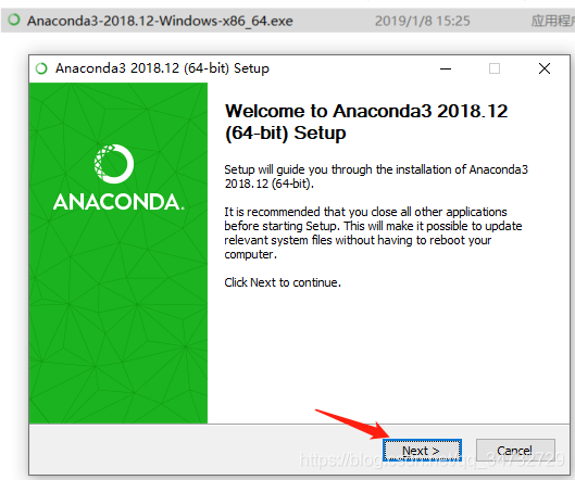 win10װAnaconda3-2018.12-windows-x86_64