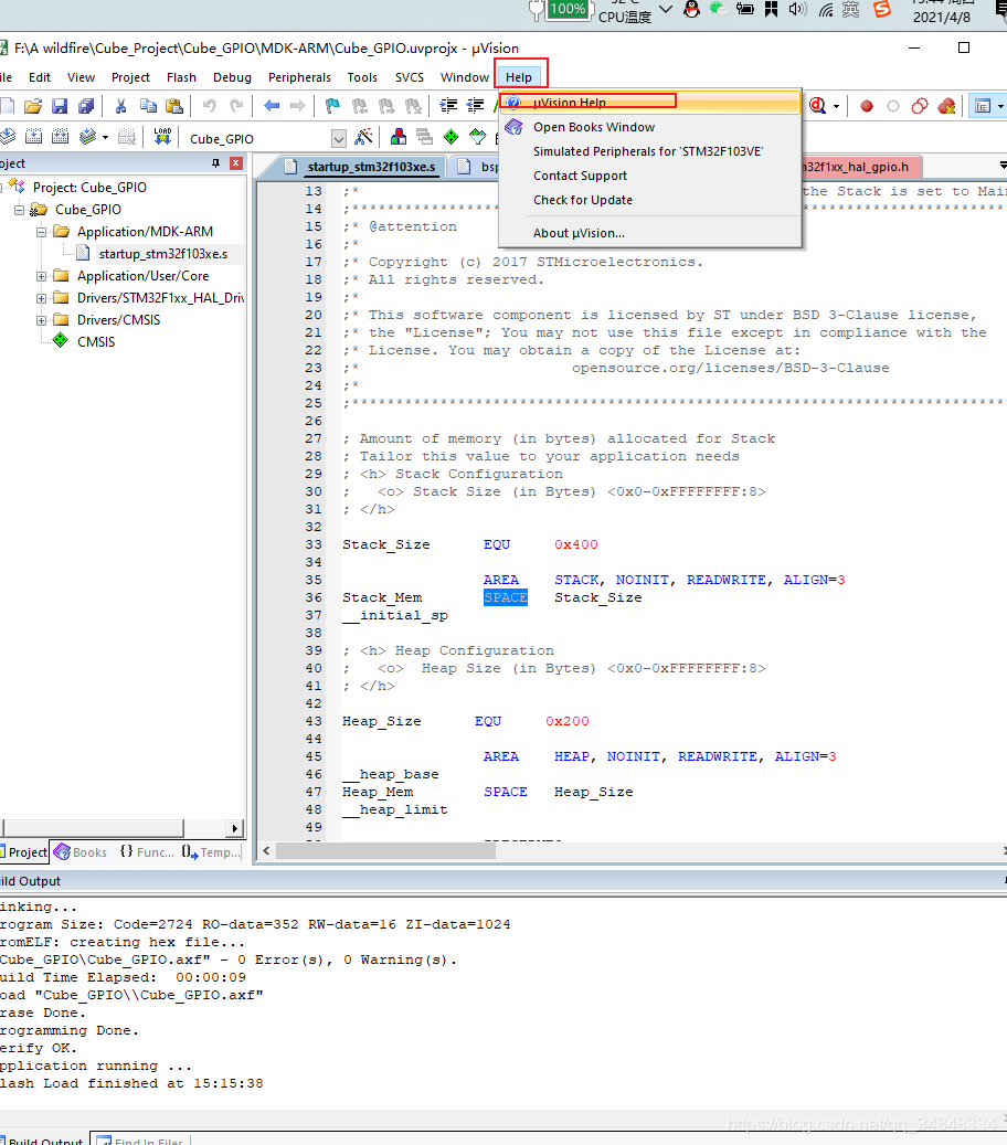 STM32F103_study11STM32 The answer to everything -----------------Help