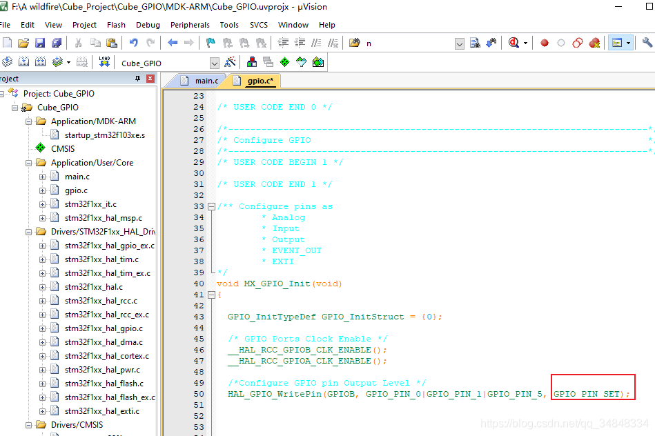 STM32F103_study08CUBEMX 