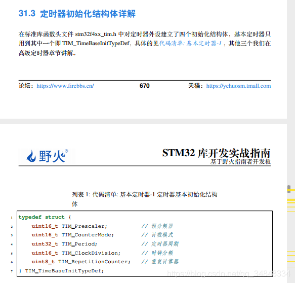 STM32F103_study22TIM firmware library--Timer initializes the structure --NVIC_Init function