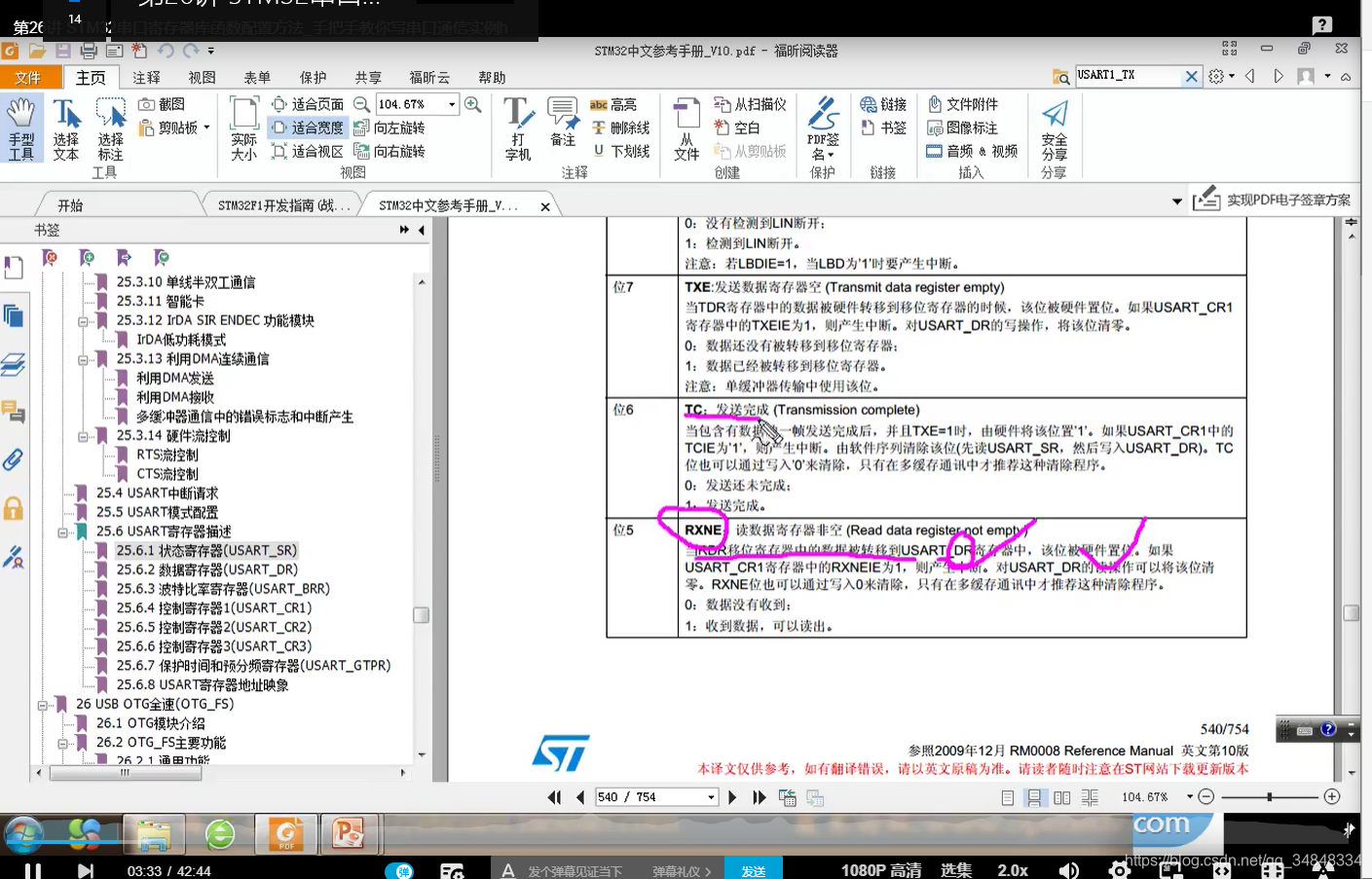 STM32F103_study44STM32 Principle of Serial Communication 