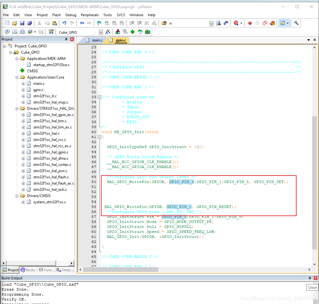 STM32F103_study08CUBEMX 