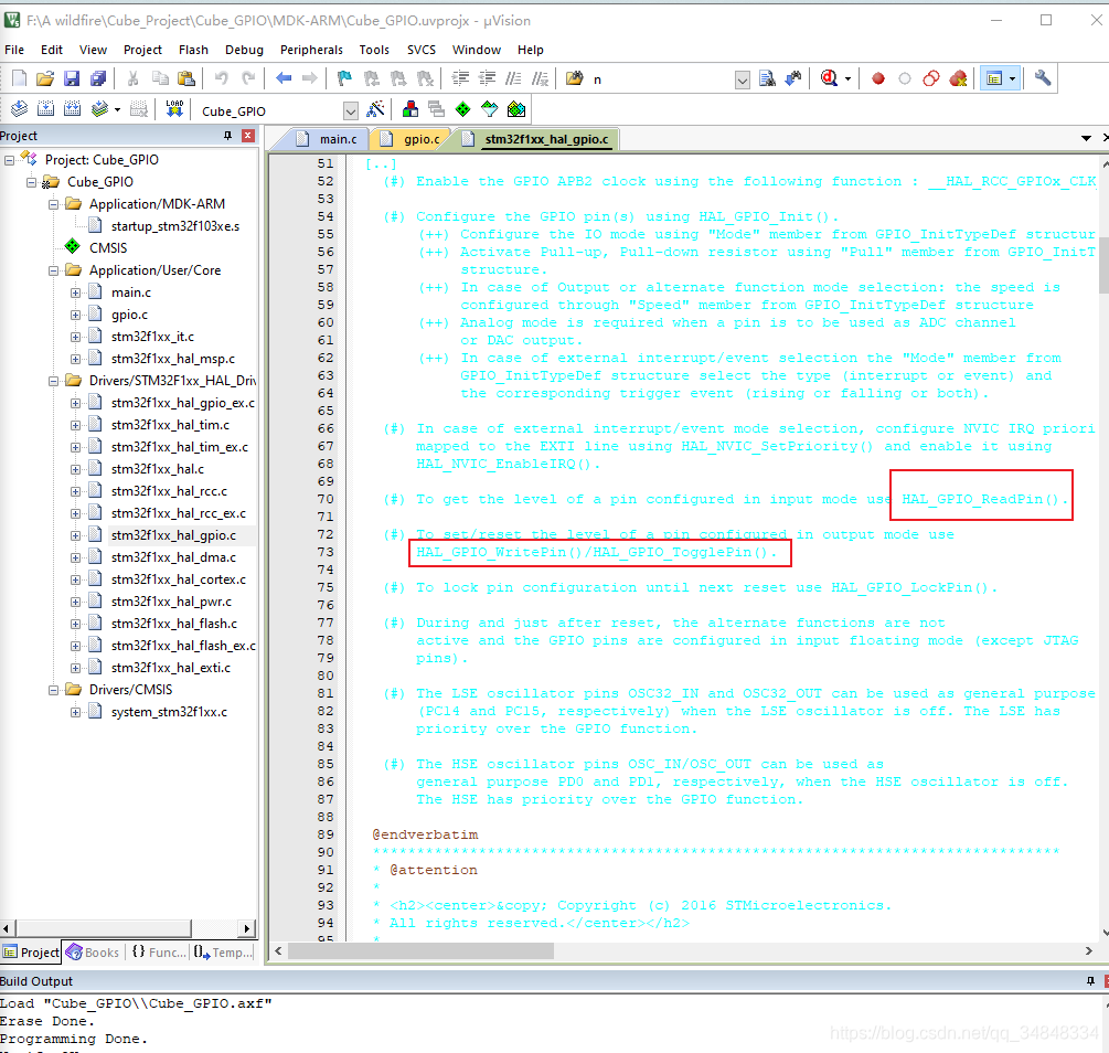 STM32F103_study08CUBEMX 