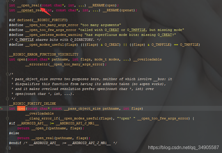 inline hook open Address of overloaded function open does not match required type unsigned int