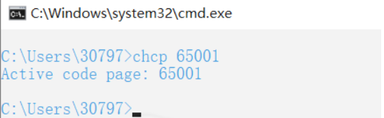 Windowswindows̨cmdʹ chcp