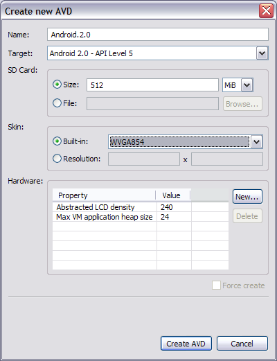 ()Eclipse3.6 Android 2.2  -  - 