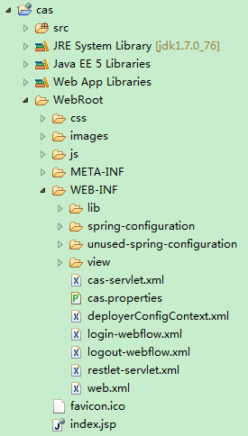 CAS-4.0.3-web-serverԴ뵼MyEclipseЧͼ